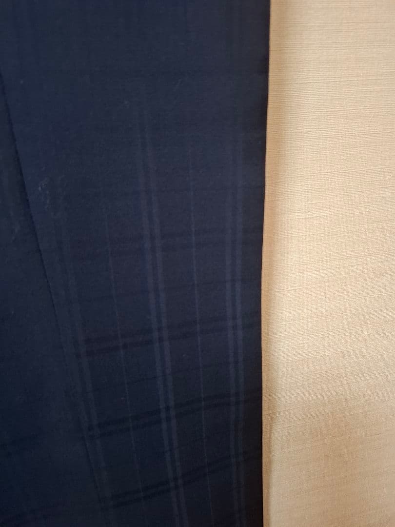 メンズスーツAB5(ウェスト86)ダークブルー ストライプ ブレザーパンツセット