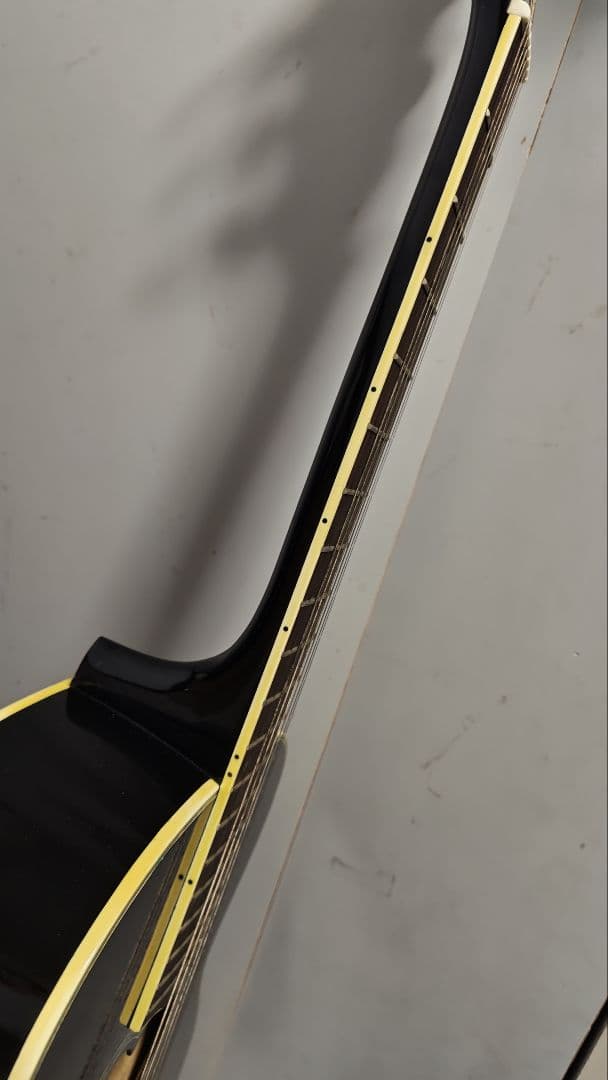 JJ Head ブラックアコースティックギター