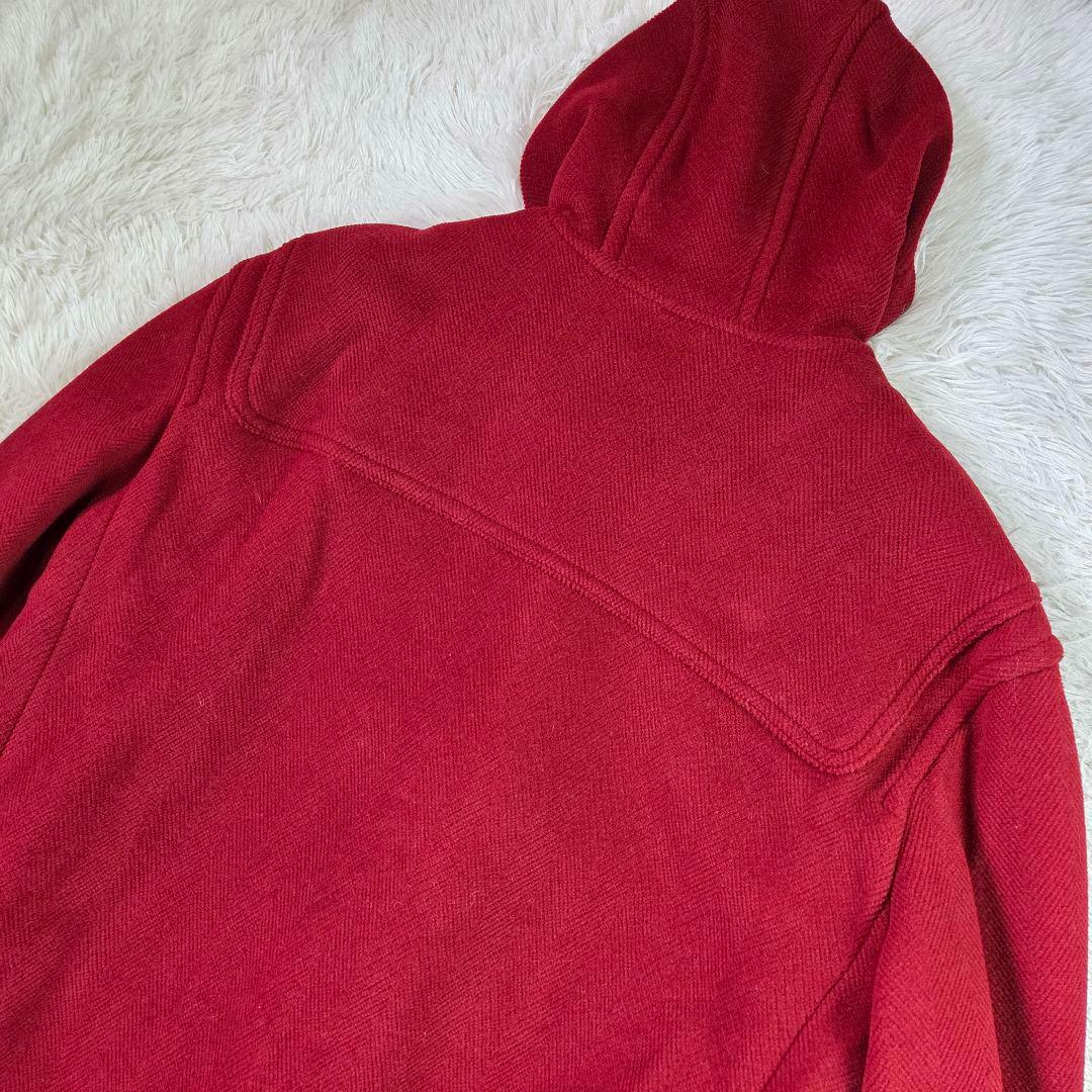 美品 ムーアブルック グランドバック 4L ヘリンボーン ダッフルコート 赤