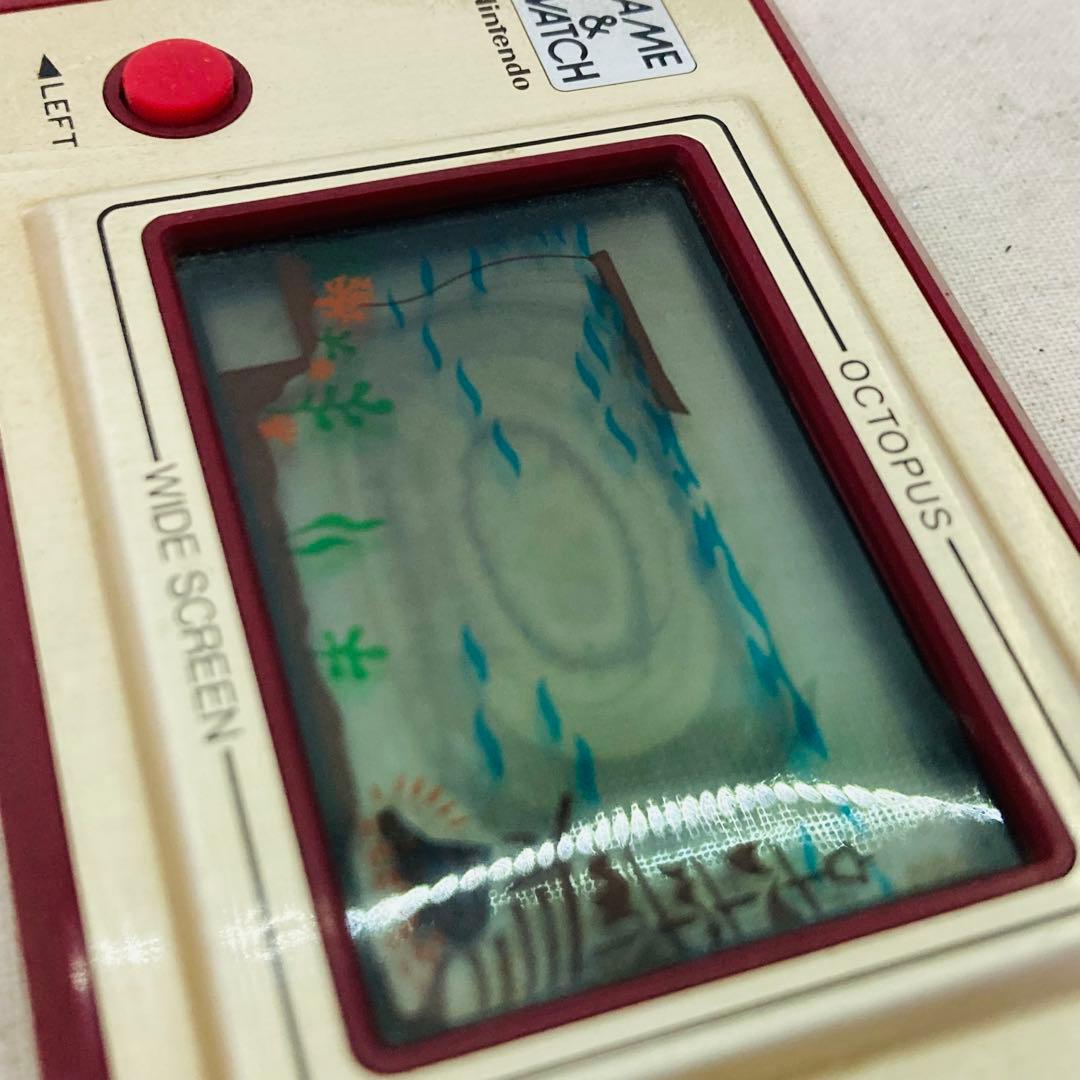 【動作確認済み★1981年】ゲームウォッチ　オクトパス　任天堂　Nintendo