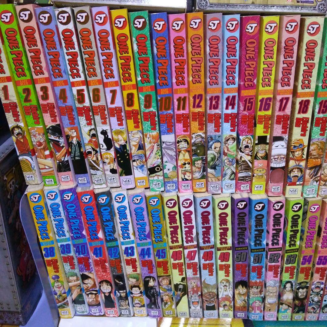 ワンピース　英語版　漫画　1～70巻＆DVD9セット