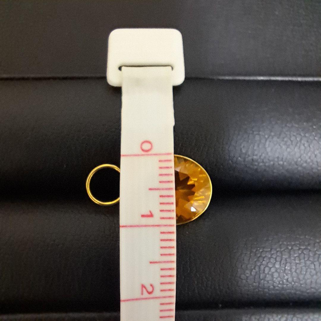 【新品未使用】K18 YG シトリン チャーム GSTV