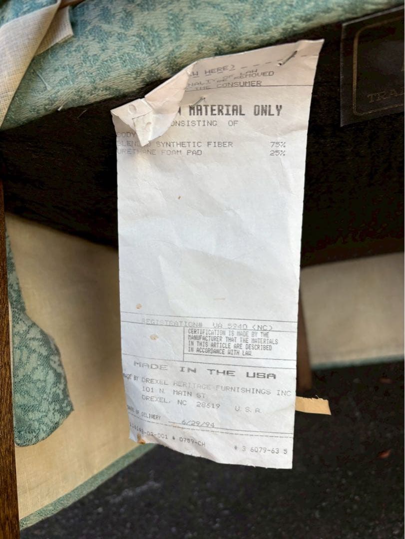 無料配送エリアあり　DrexelHeritage ドレクセルヘリテイジ　シングル