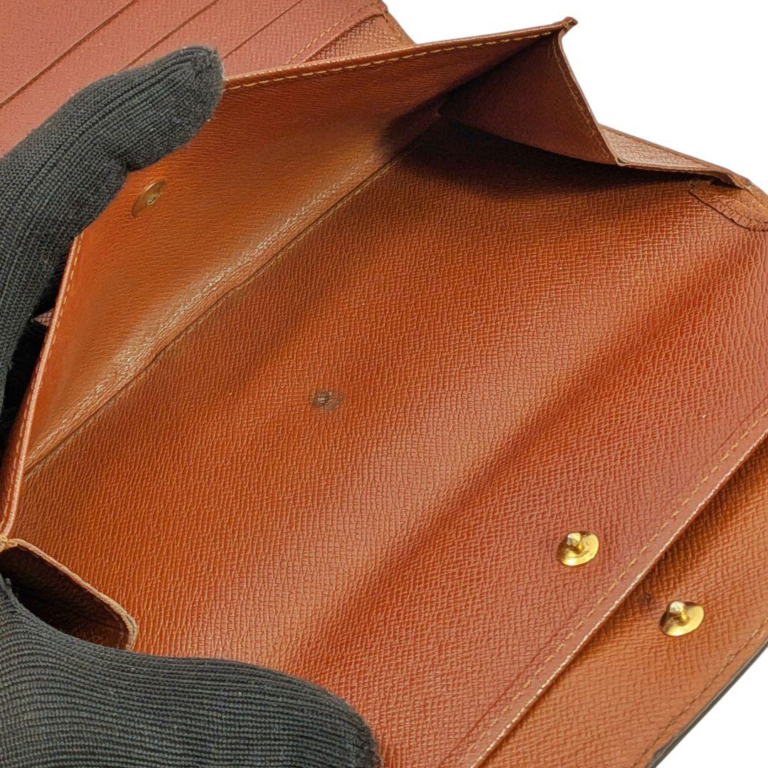 外観美 ルイヴィトン モノグラム ポルトトレゾール インターナショナル 963