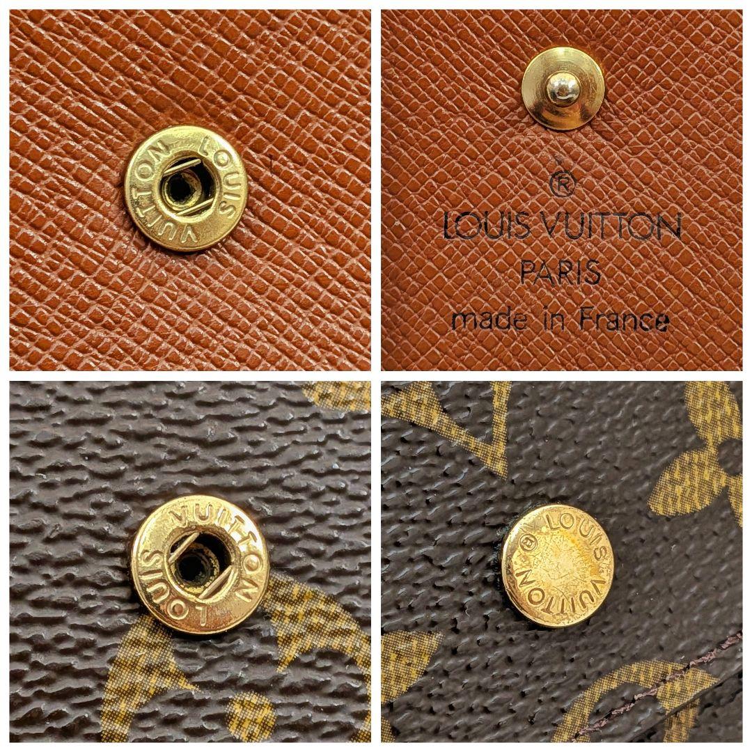 外観美 ルイヴィトン モノグラム ポルトトレゾール インターナショナル 963