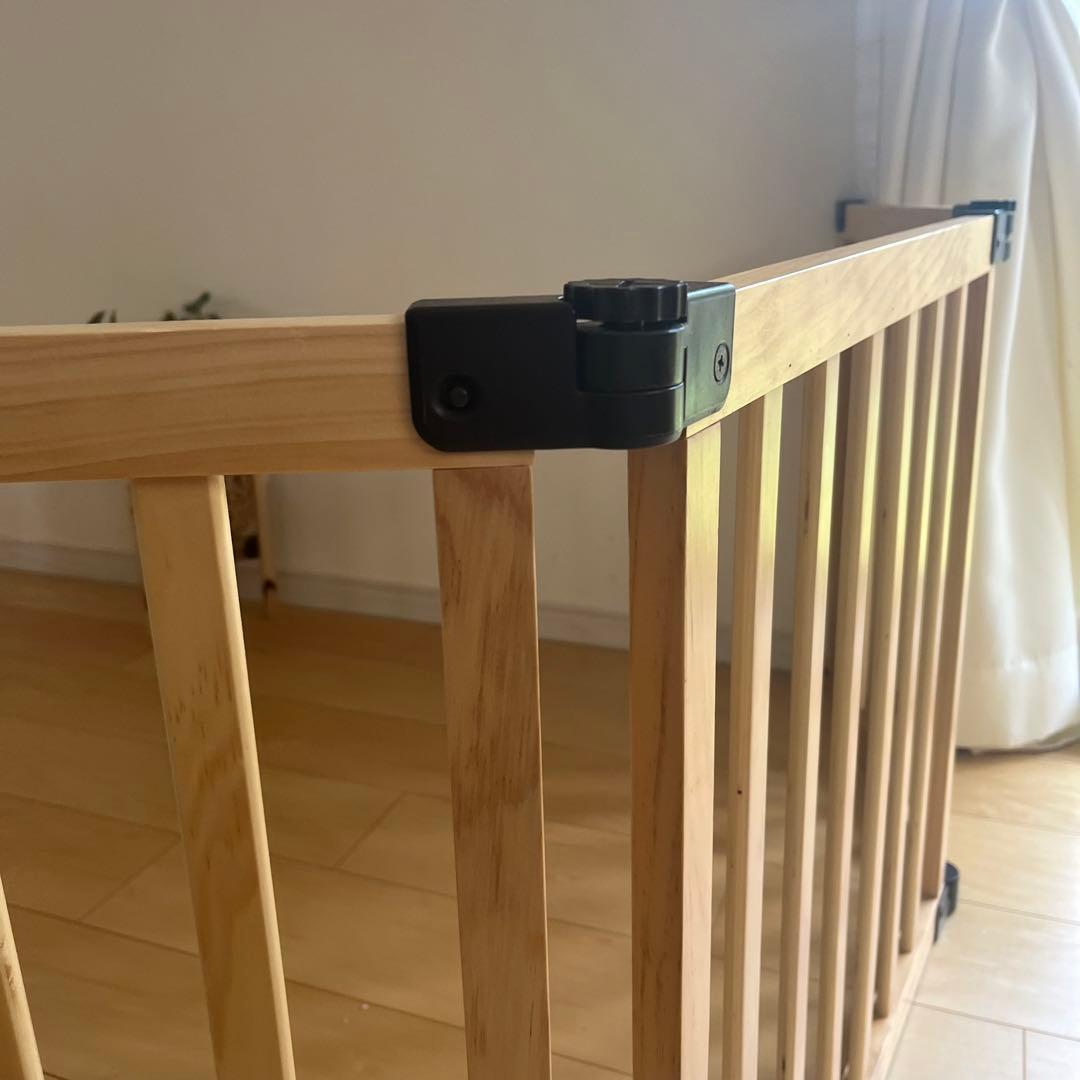 日本育児 おくだけとおせんぼ 木製 スマートワイド Woody (ウッディ)