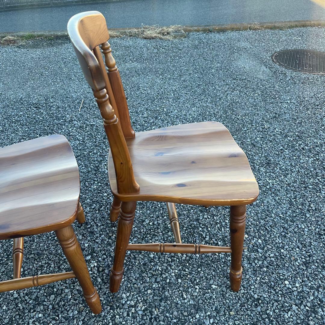 ①コスガ PROVINCE パイン無垢材 ダイニングチェア フレンチカントリー