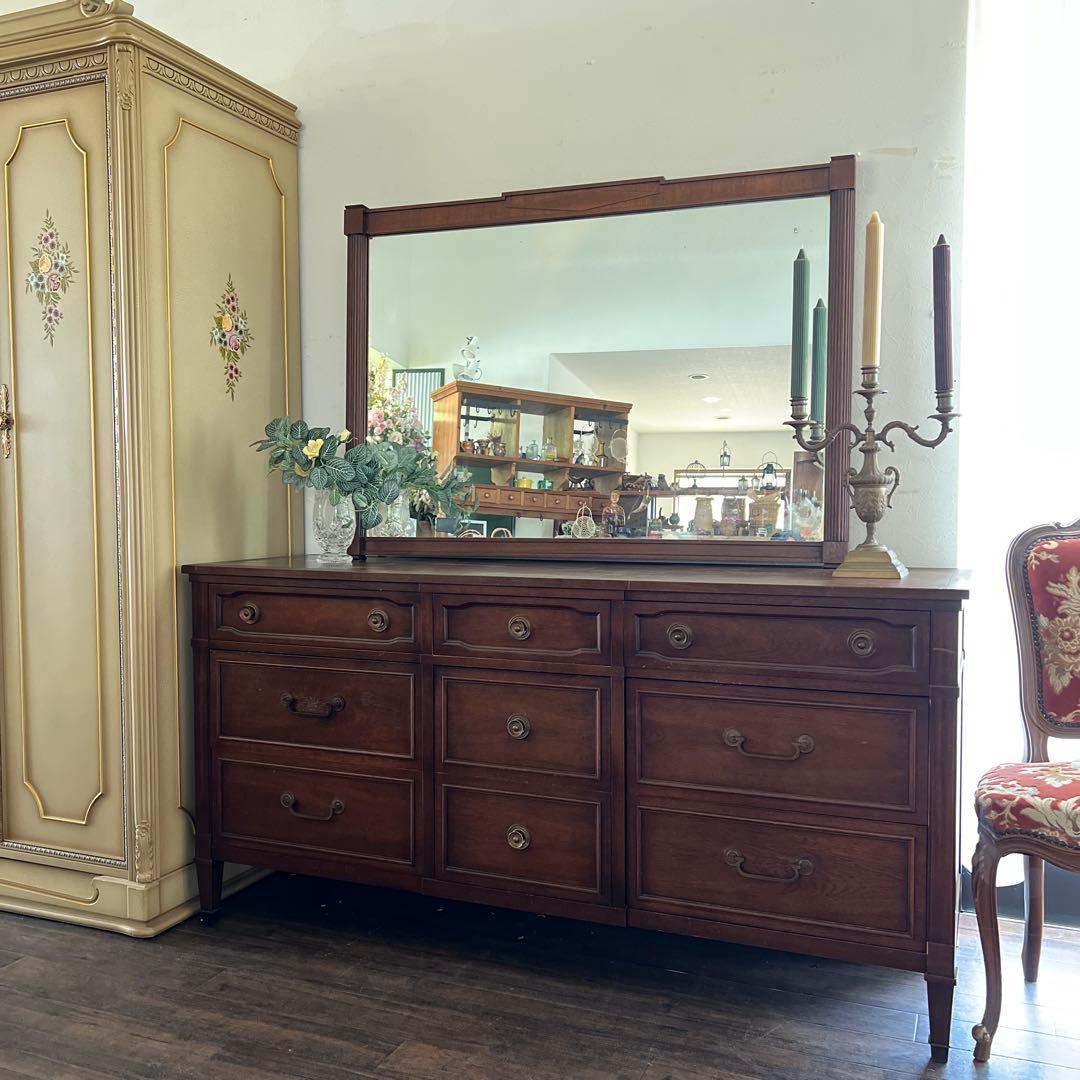 k408r120 ドレクセル 日本製 トライユン ミラーチェスト/サイドボード