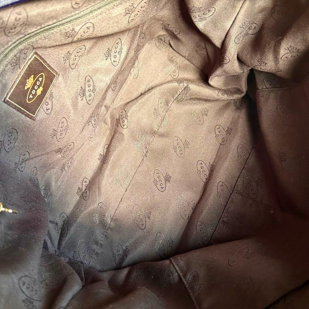 未使用　トッカ　完売品 DUAL RIBBON NYLON TOTEトートL 紺