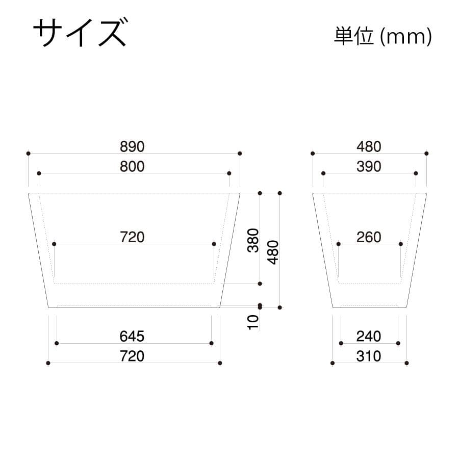 大幅値下げ！【引取限定】インテリアプランター（茶）大型鉢カバー　ブラウン