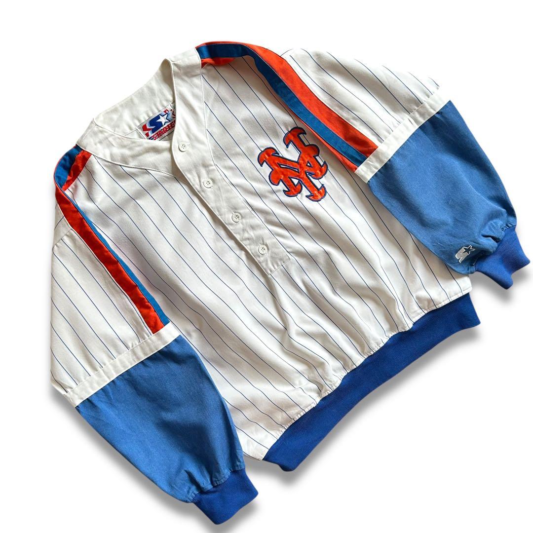 【希少/90s】STARTER ニューヨーク・メッツ プルオーバー ジャージ M