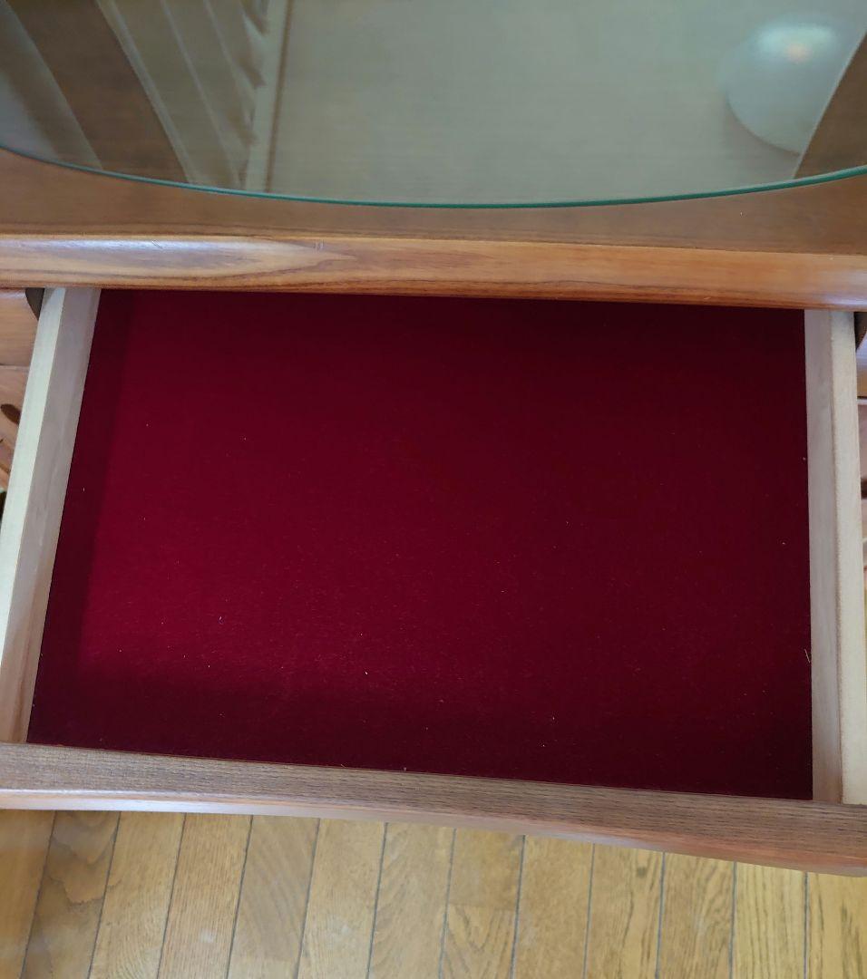 アンティーク レトロ ドレッサー 鏡台 すずらんライト (椅子は別ページ出品中)