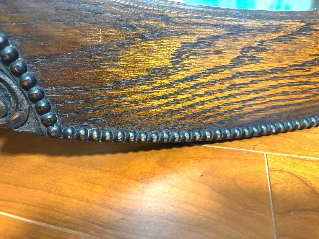 美品 アンティーク ヴィンテージ 英国 ウォールミラー 鏡 イギリス 楕円