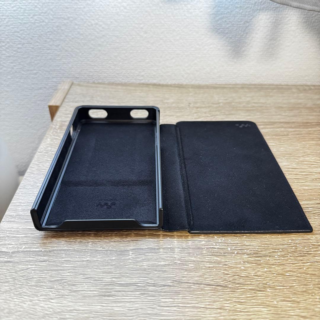 【美品】ソニー ウォークマンNW-ZX707 純正レザーケース&ストラップセット