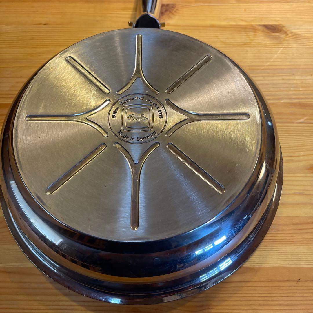 フィスラーFisslerステンレスフライパン28㎝美品IH対応