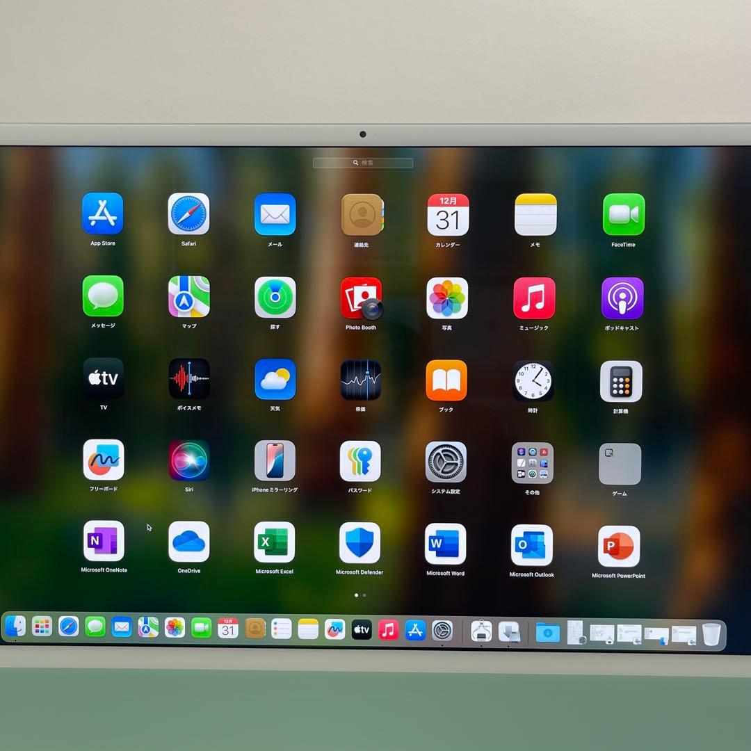 [美品] IMAC 2021 4.5K 24インチ Apple M1 8GB