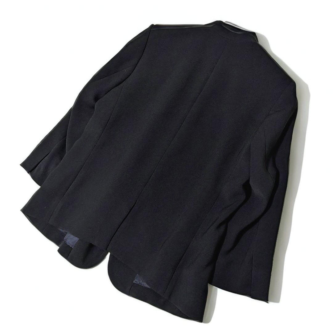 NO CONTROL AIR アセテート混 ノーカラージャケット 日本製