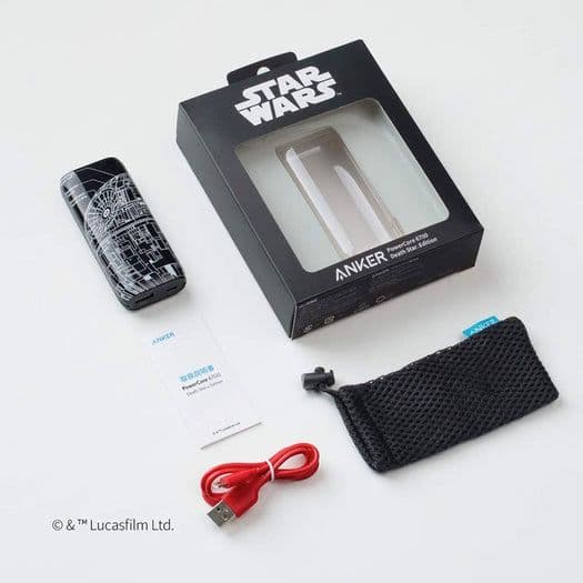 ANKER モバイルバッテリー STAR WARS Edition、USB充電器