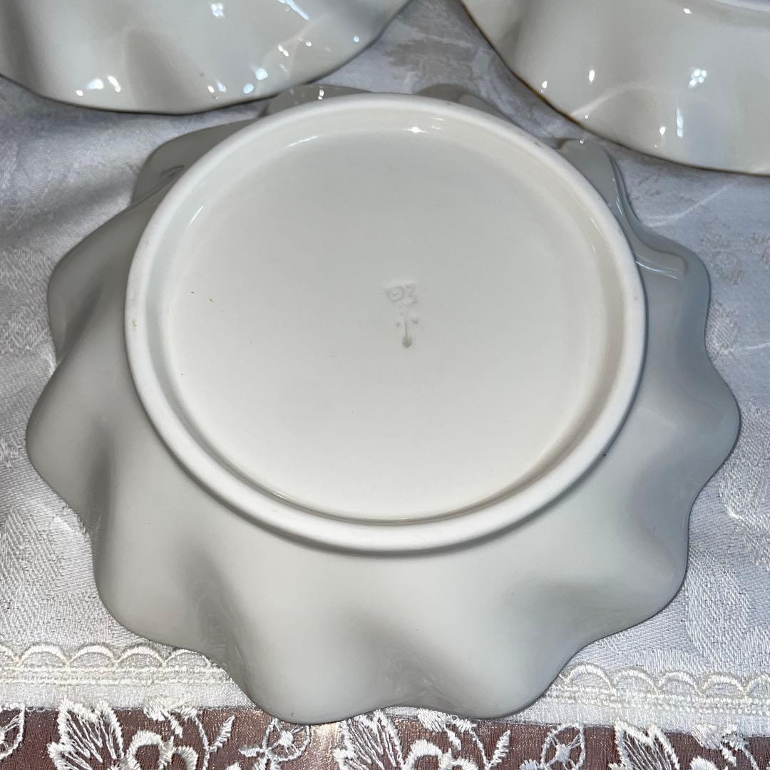 平安萬珠堂　京焼　雲錦　取皿　乾山写　手描き　5枚セット　未使用