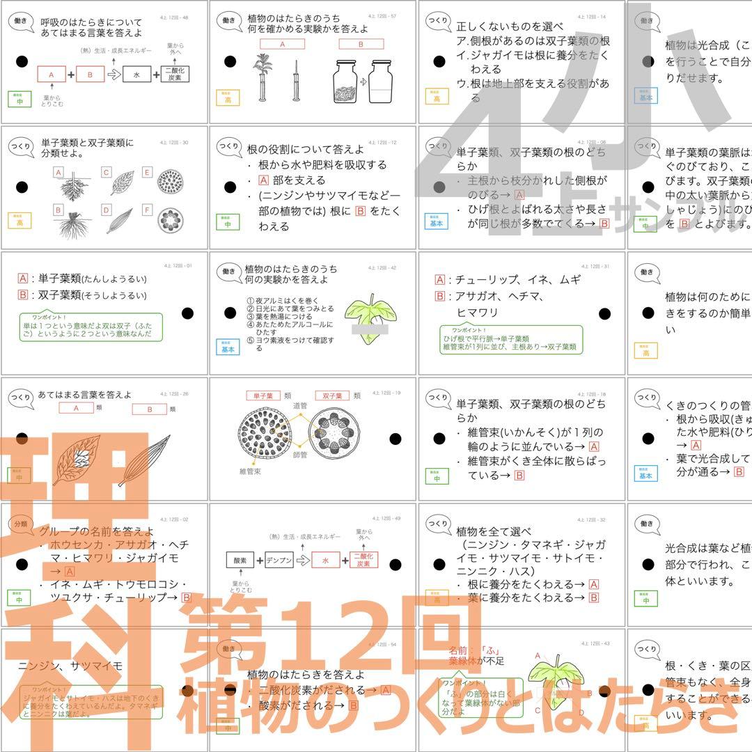 中学受験【4年上全セット 社会・理科 1-19回】組分けテスト対策 予習シリーズ