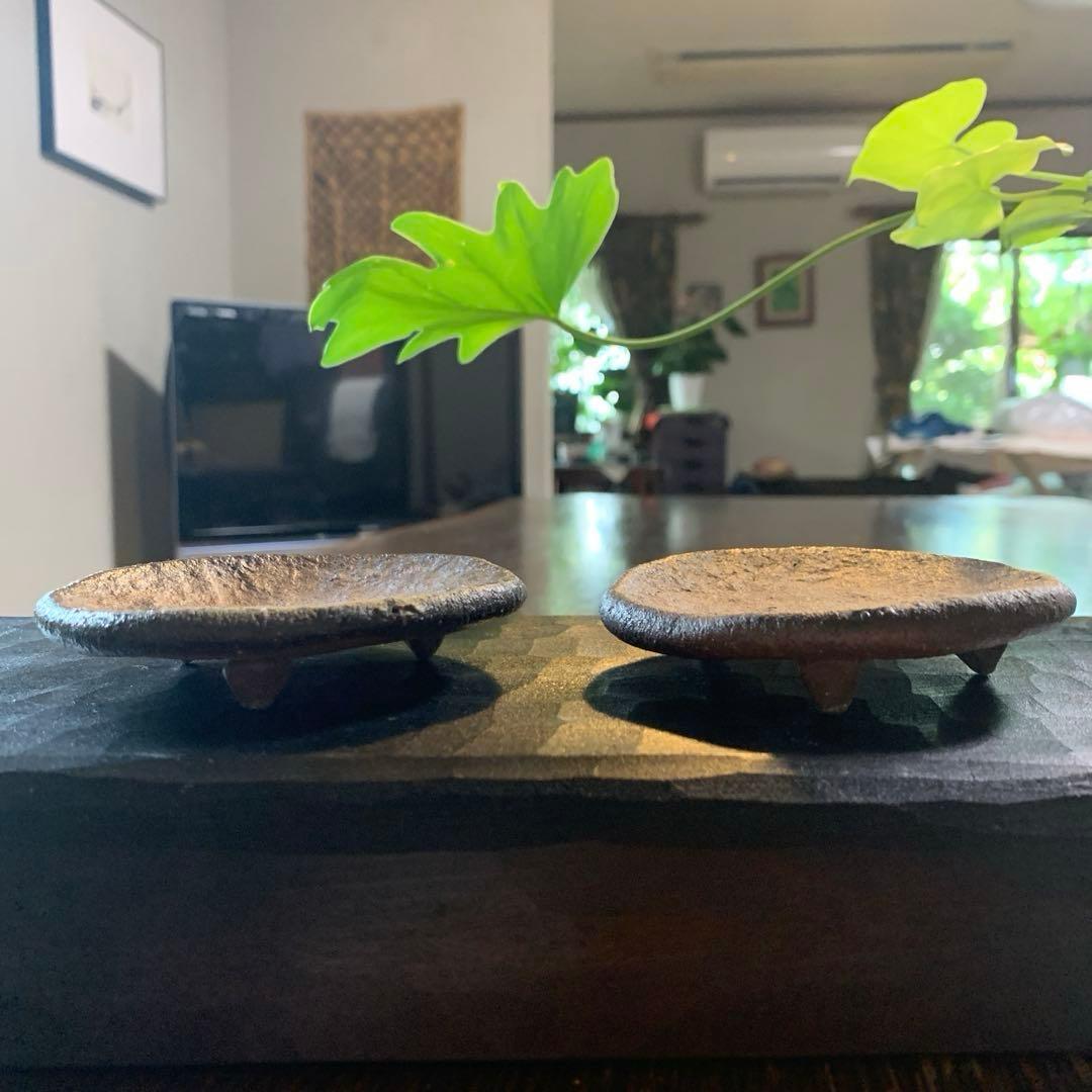 小野哲平　焼き締め　初期作品　希少　侘び寂び　美品　円錐足　手捻り　禅