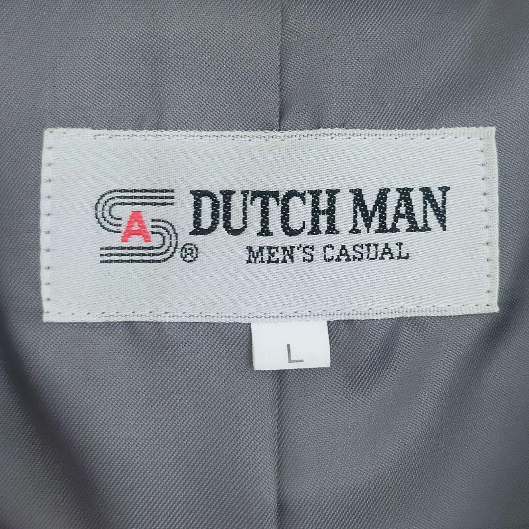 【お値下】vintage　ビンテージ　3ピースマオカラースーツ　Lサイズ　グレー