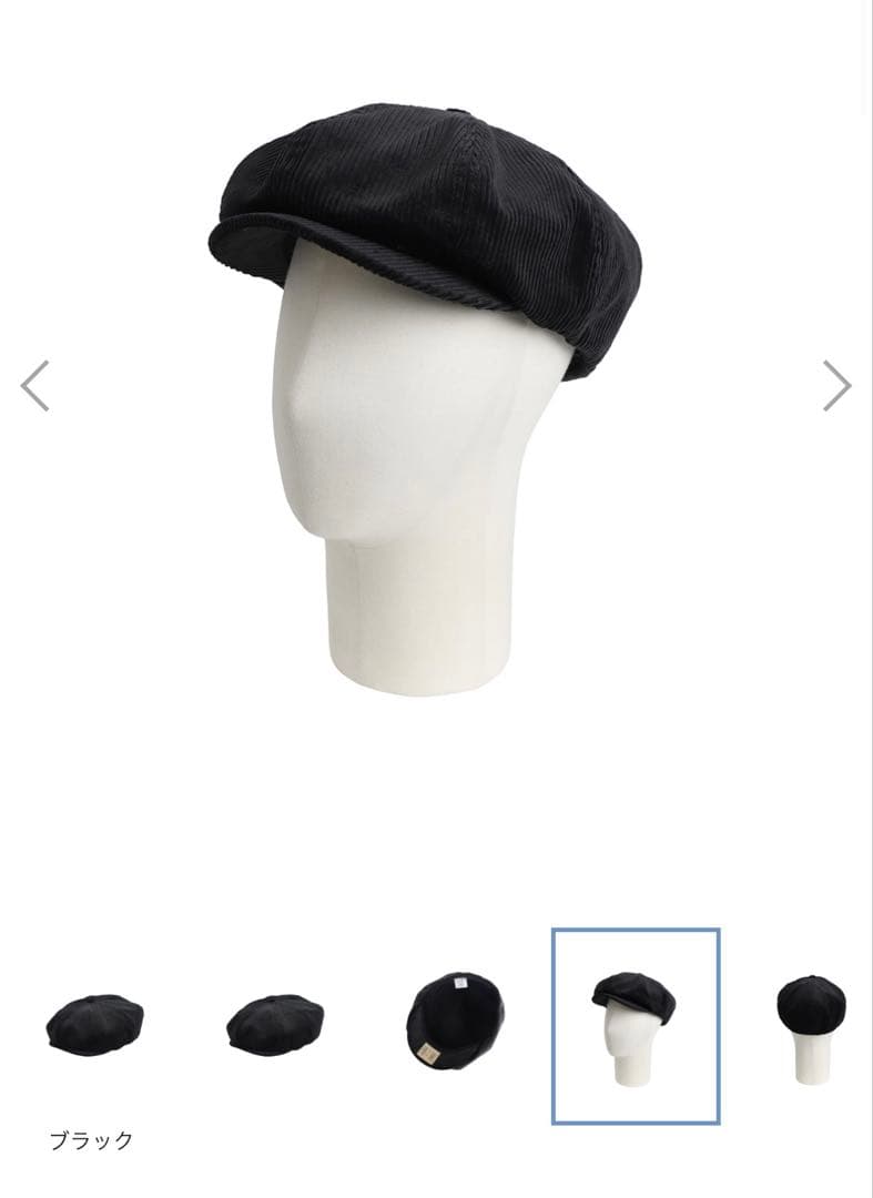 帽子 STANDARDCALIFORNIA SDCorduroyNewsBoyCap