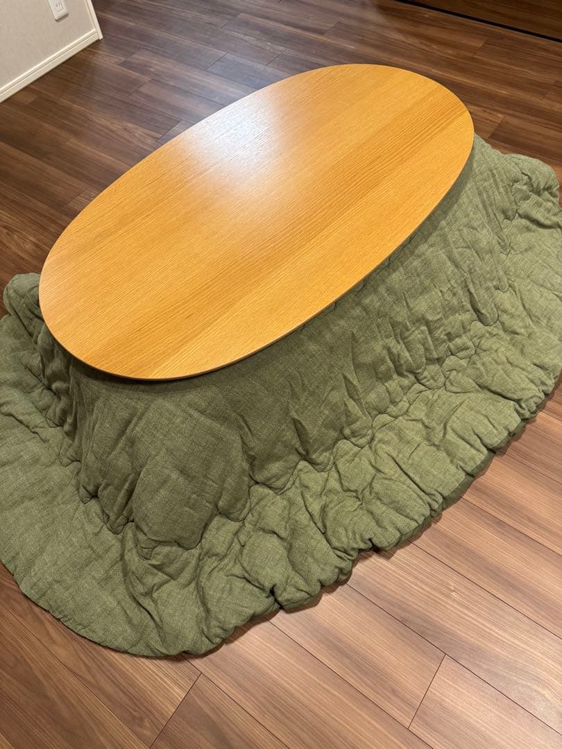 無印良品 楕円形 こたつ ナチュラル MJ-KDS1-N ローテーブル