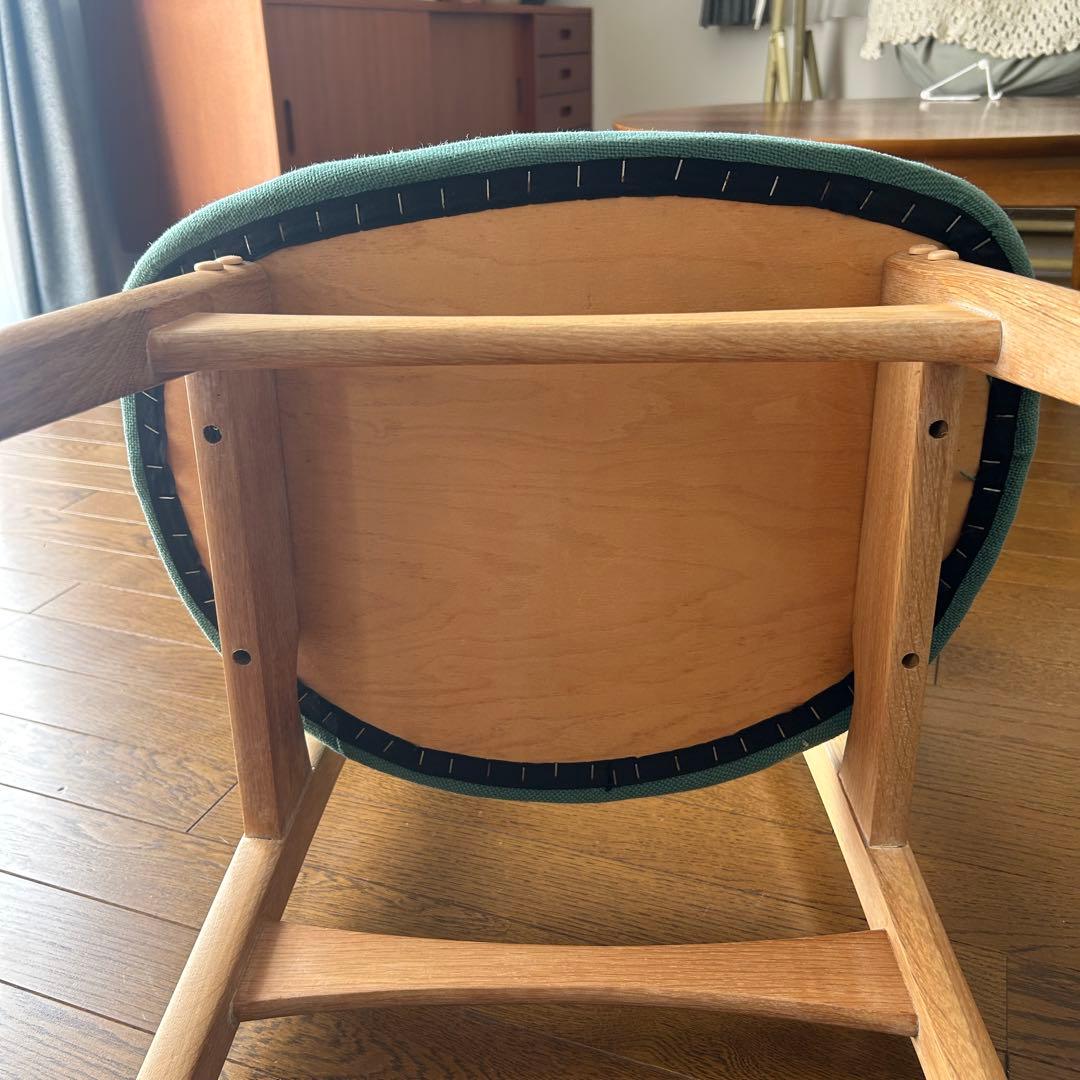 ハンス・J・ウェグナー リプロダクト品 ダイニングチェア 椅子 布張り