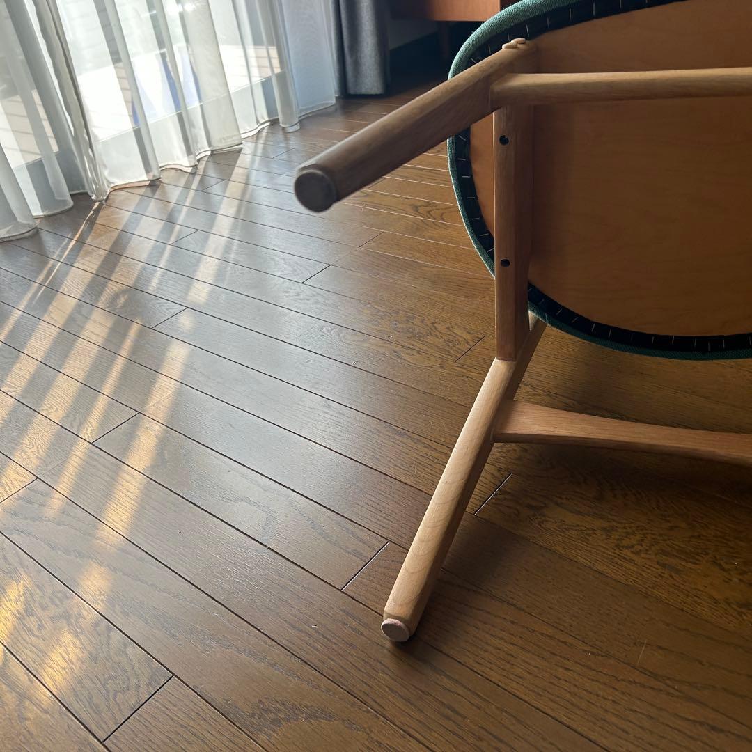 ハンス・J・ウェグナー リプロダクト品 ダイニングチェア 椅子 布張り