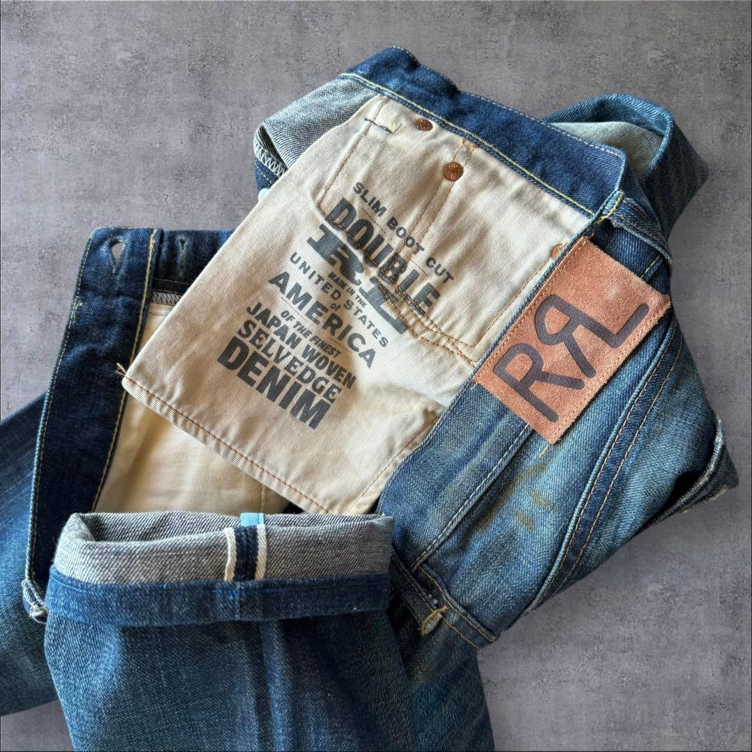 29 RRL ダブルアールエル スリムブーツカットデニムパンツ ジーンズ USA