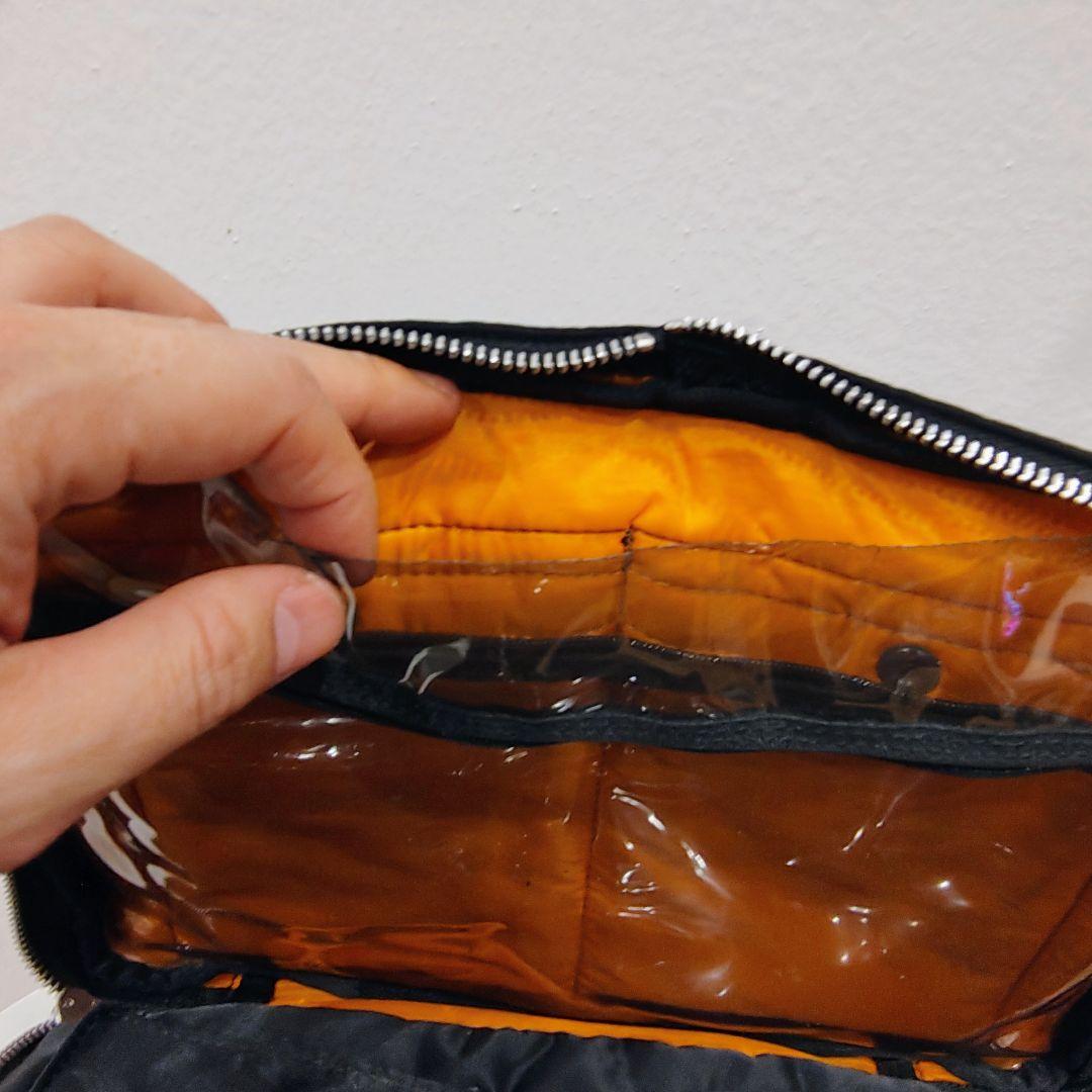 【PORTER／ポータータンカー ショルダーバッグ ブラック 2層式 廃盤モデル