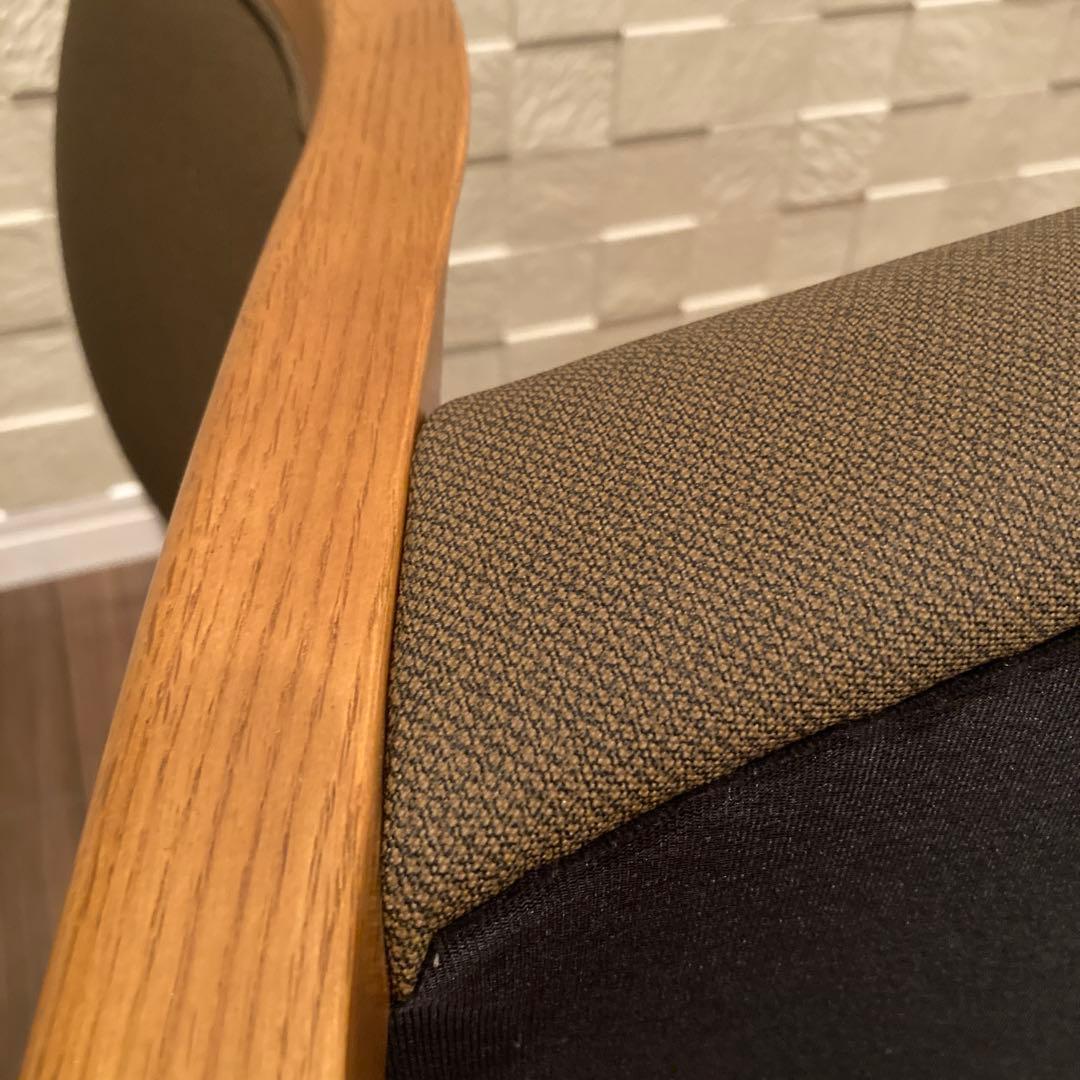 浜本工芸 ダイニングチェア DC-5400 1脚 合成皮革 布調レザー ②