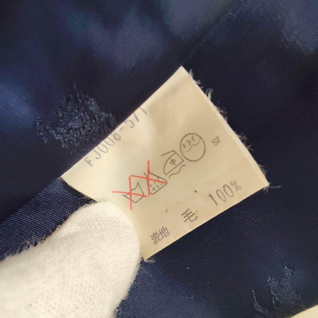 Burberrys バーバリー 希少 ロゴボタン ダブル 紺ブレ ジャケット M