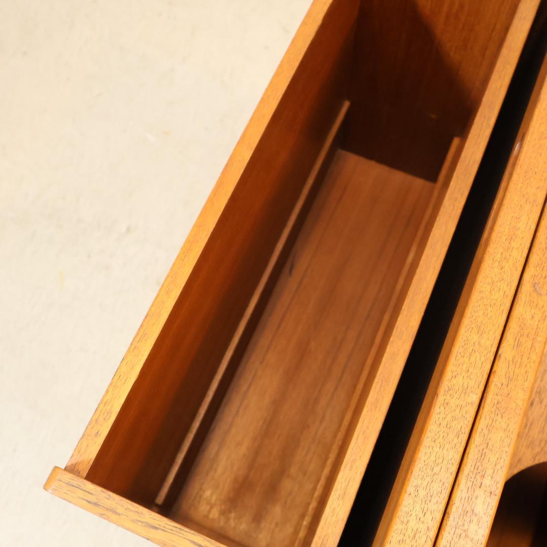 北欧ヴィンテージ バーサイドテーブル バタフライテーブル チーク材 キャスター付