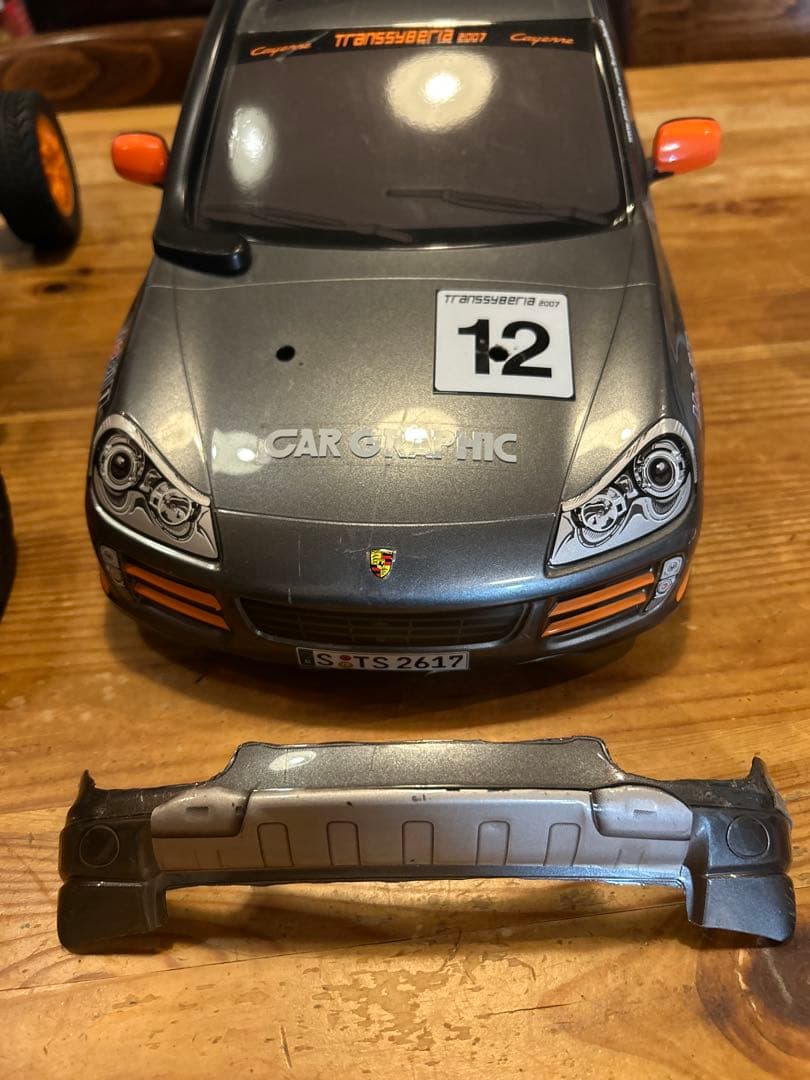 絶版 ラジコン タミヤ ポルシェ カイエン トランスシベリア プロポセット