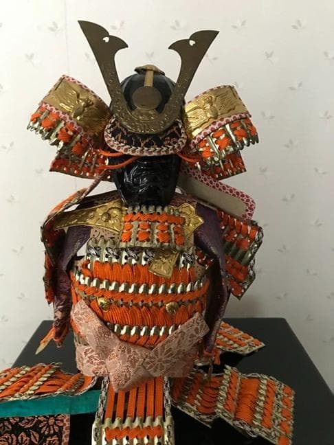 昭和レトロ　伝統的 五月人形 武士の姿