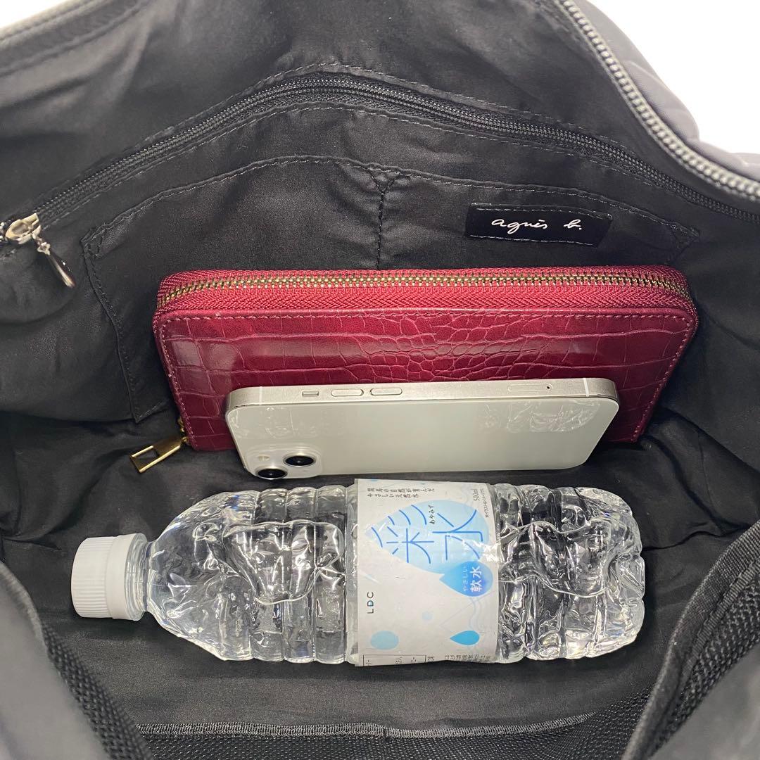 美品★agnès b. アニエス・ベーナイロンショルダーバッグ★128