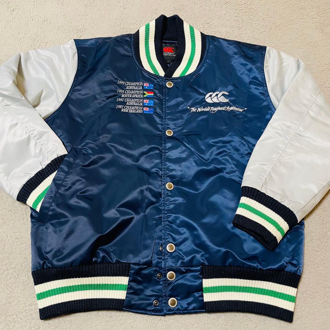 ✨新品✨90s カンタベリー Canterbury スタジャン 記念品 ラグビー