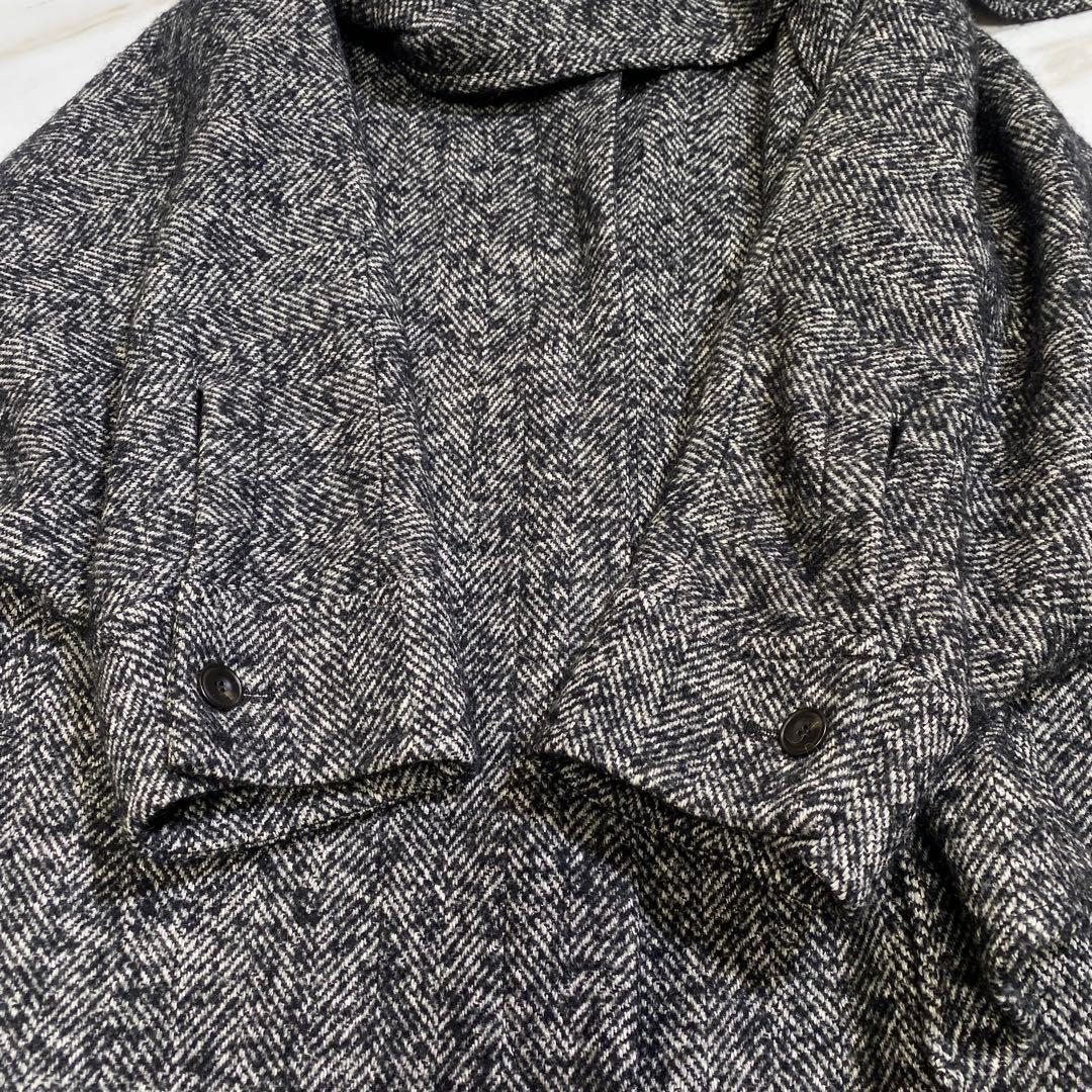 完売品♡ジャーナルスタンダード ウール ヘリンボーンデザインワイドコート