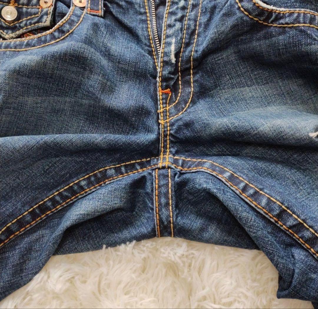 TRUE RELIGION RAINBOW JOEY フレアデニム