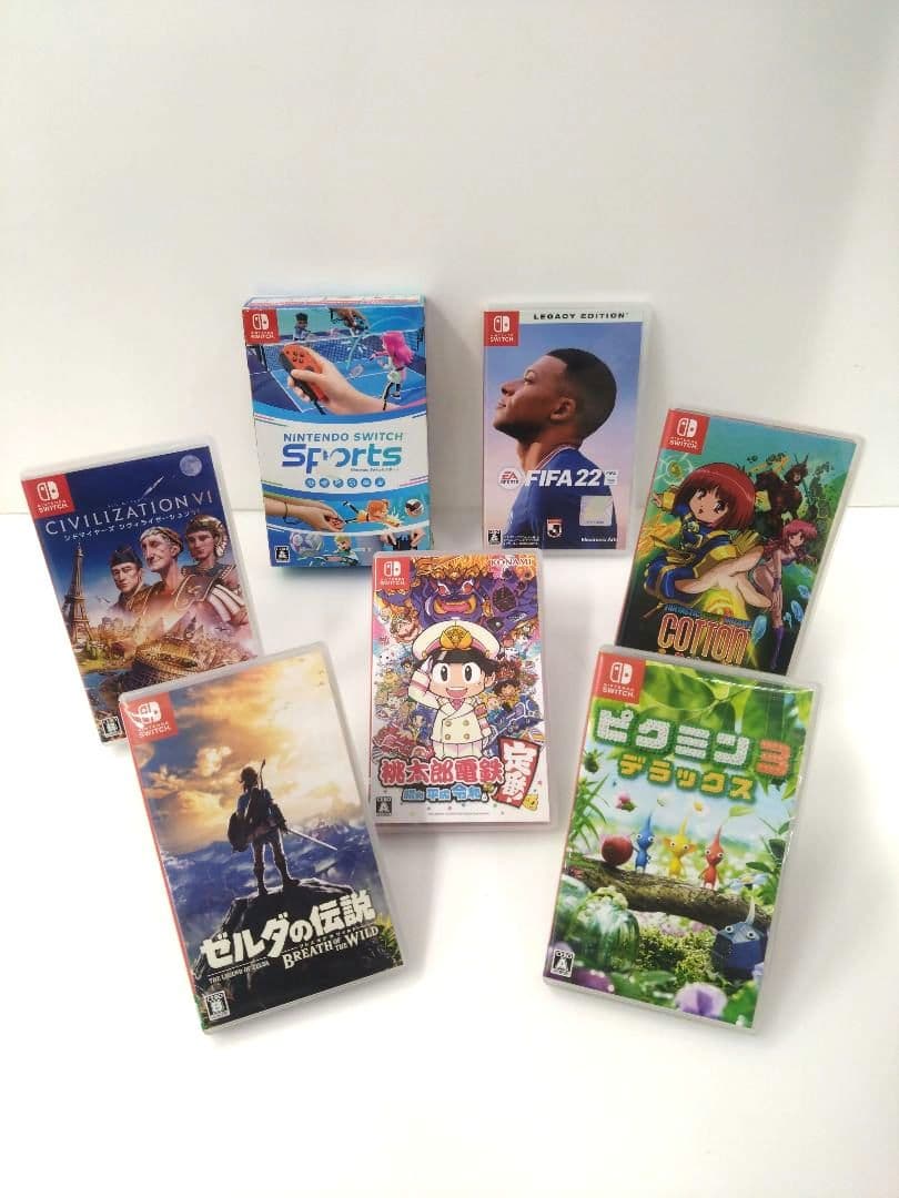 Switch ソフト まとめ売り 7本 任天堂 桃鉄 ゼルダ ピクミン