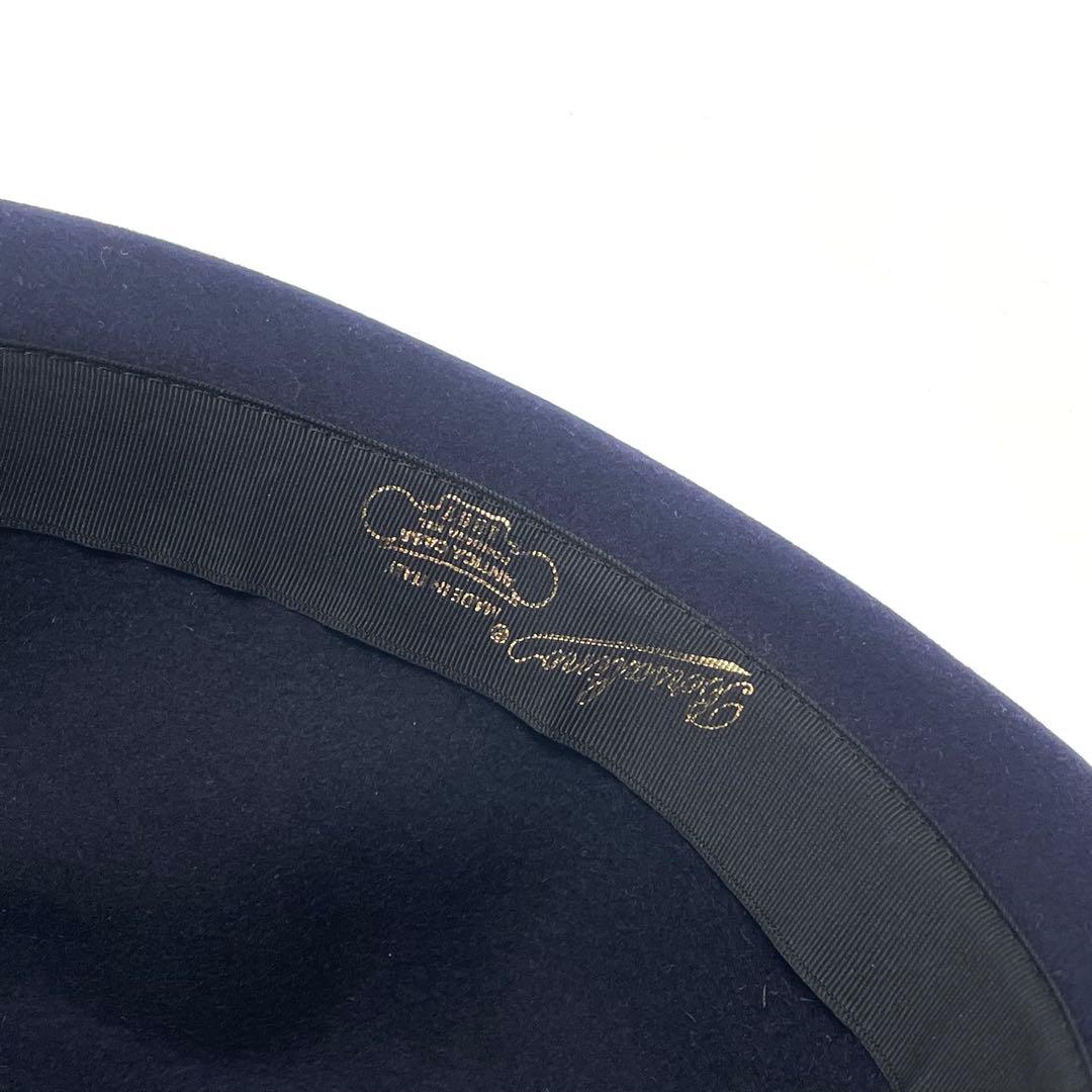 【極美品】ボルサリーノ アレッサンドリア 中折れ フェドラハット 61cm