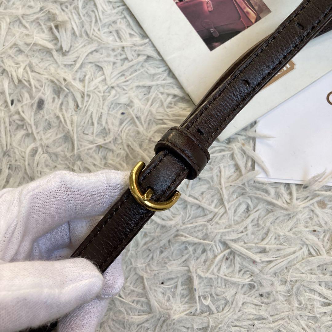 vintage coach archive y2k キャンベル カメラバッグ 茶