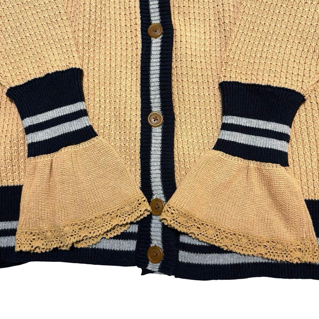 美品 Vivienne Westwood フリル レース ニット カーディガン