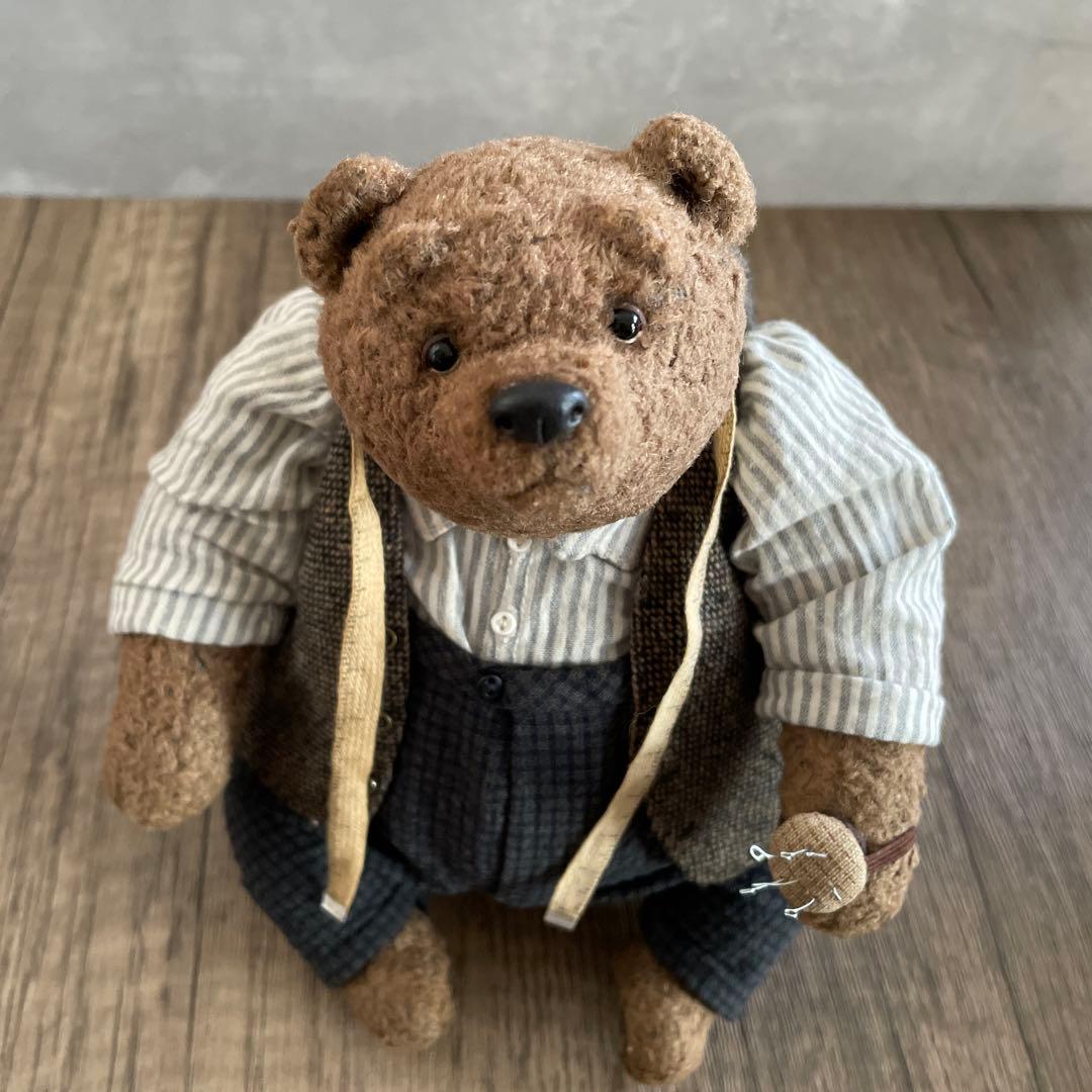 テディベア　おじいさんのテーラー　アーティストベア　作家