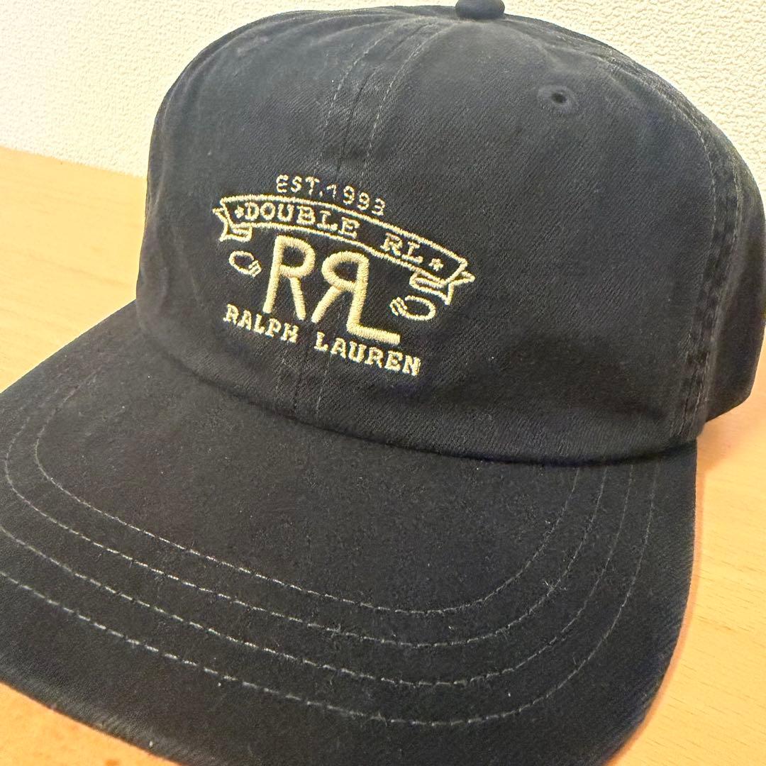 一度のみ使用【RRL】Ranch ロゴ ツイル ボール キャップ