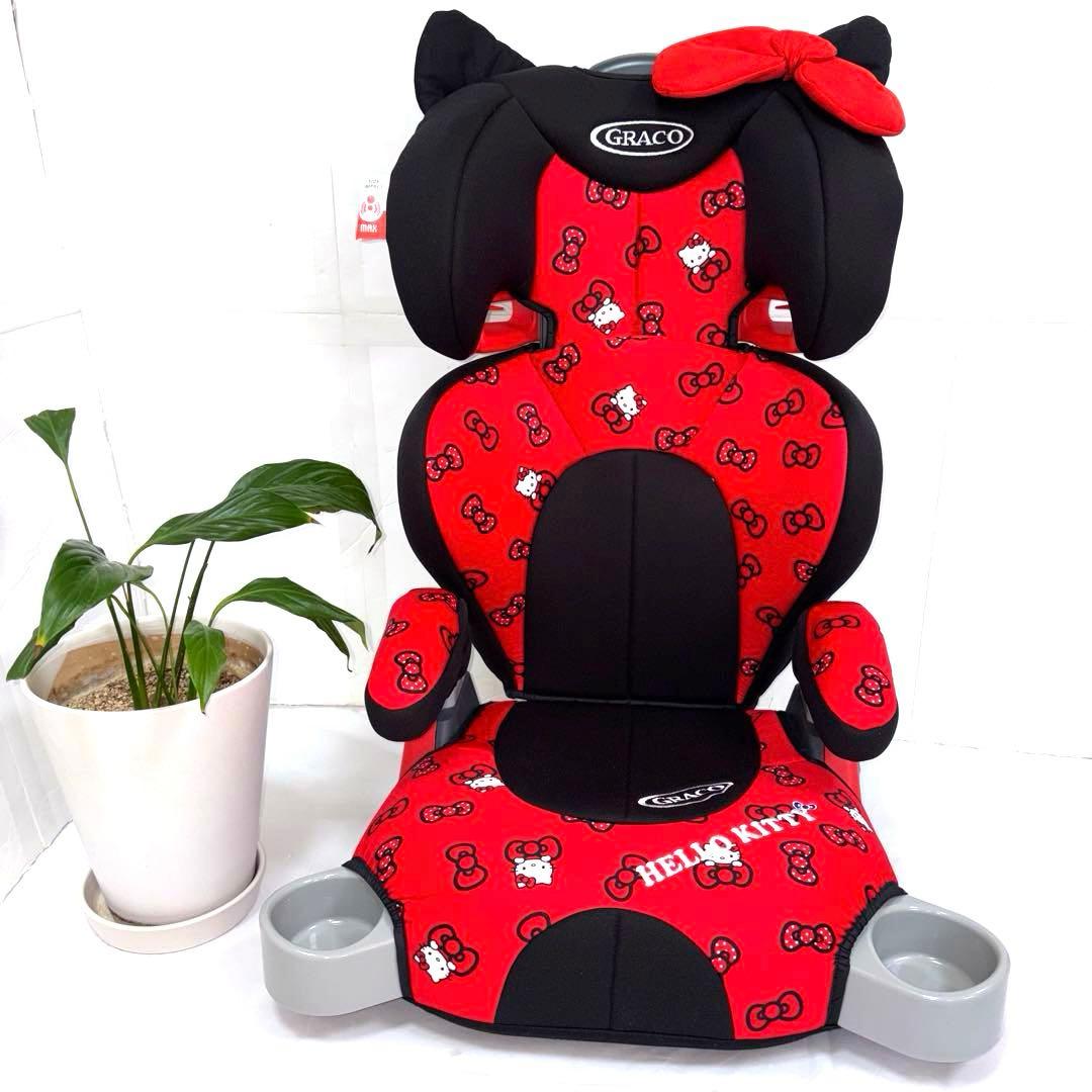 m♡ 　GRACO ジュニアプラスデラックス ハローキティ ジュニアシート
