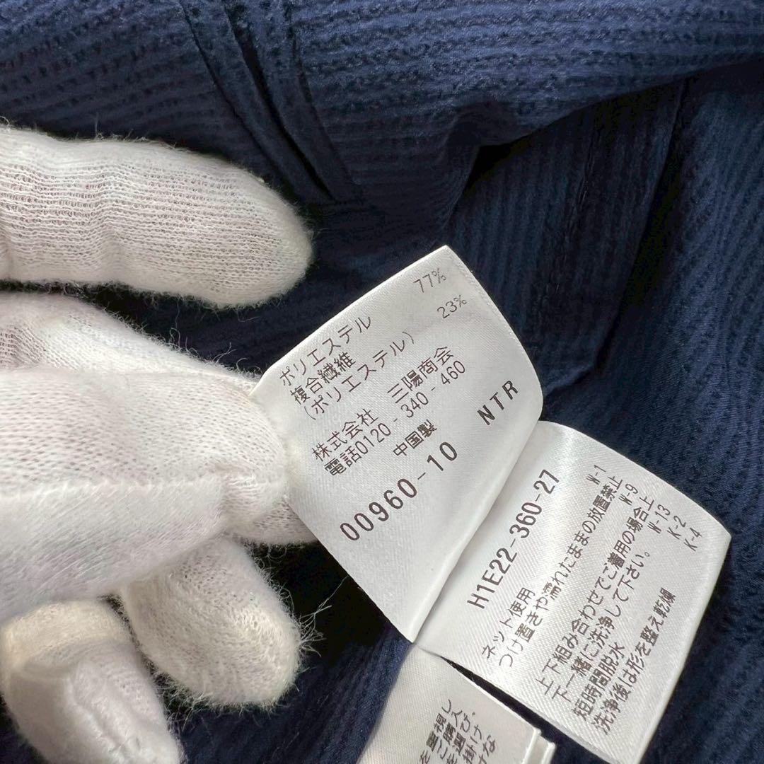 極美品✨マッキントッシュ トロッター セットアップ ネイビー シアサッカー L位