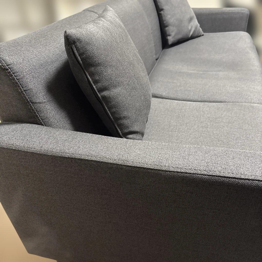 2/15まで最終値下げ　ソファ　オットマン　３人掛け【着払いor引き取り限定】